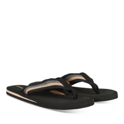 Teenslippers ZWART