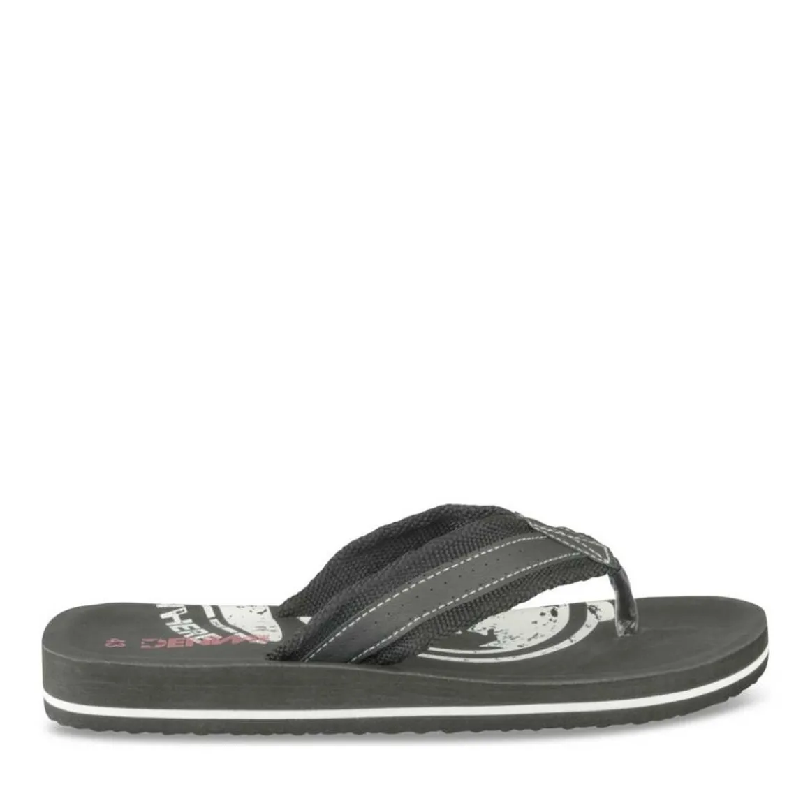Teenslippers ZWART