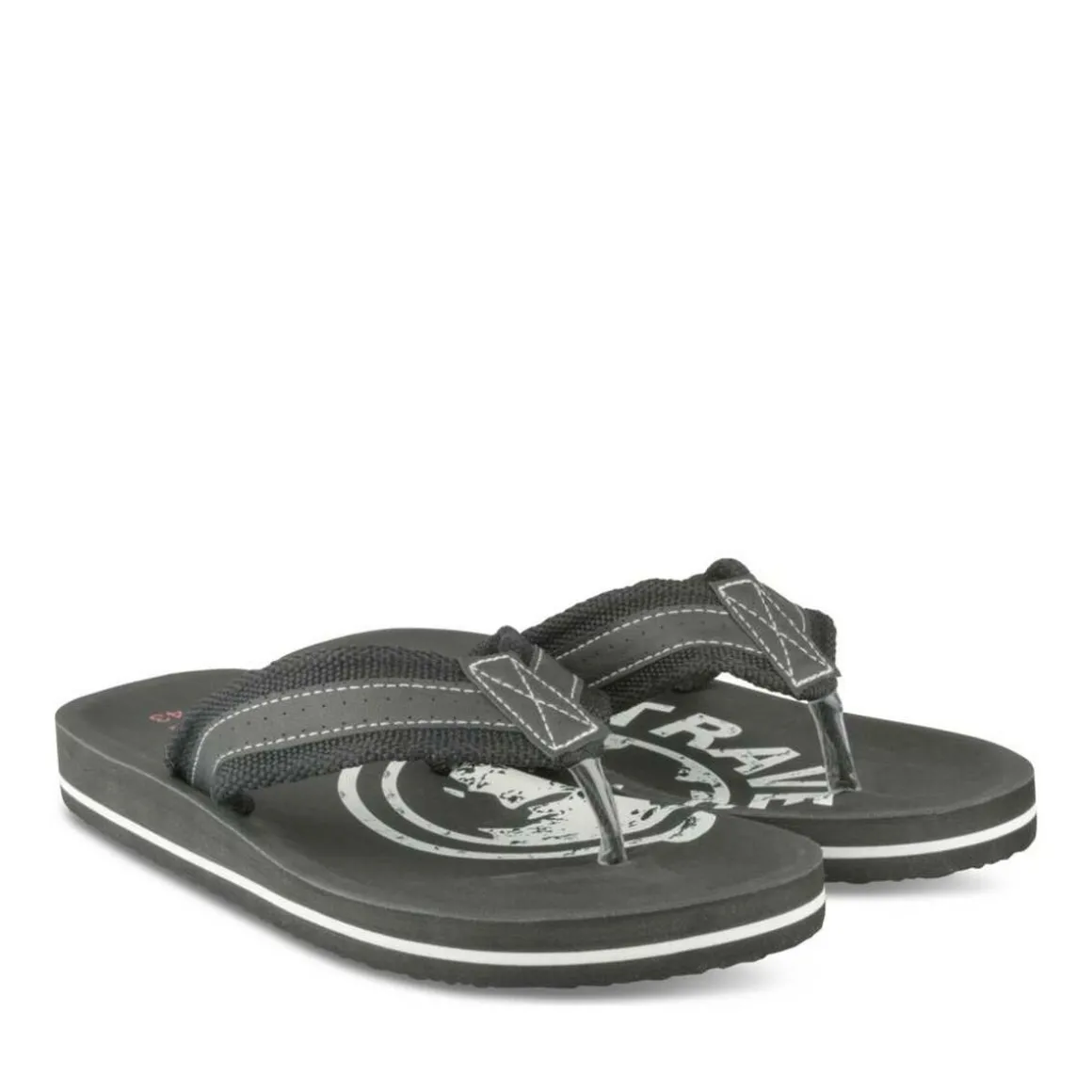 Teenslippers ZWART