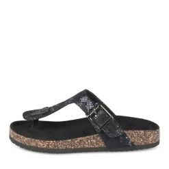 Teenslippers ZWART