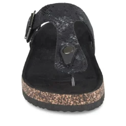 Teenslippers ZWART