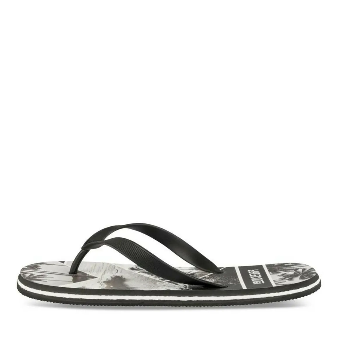 Teenslippers ZWART