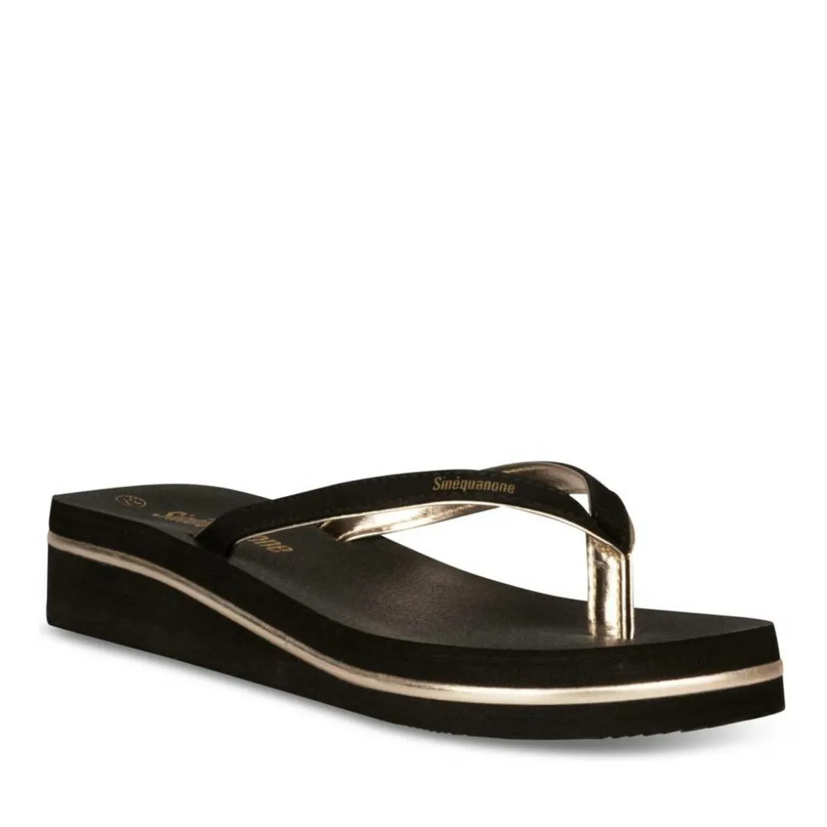 Teenslippers ZWART
