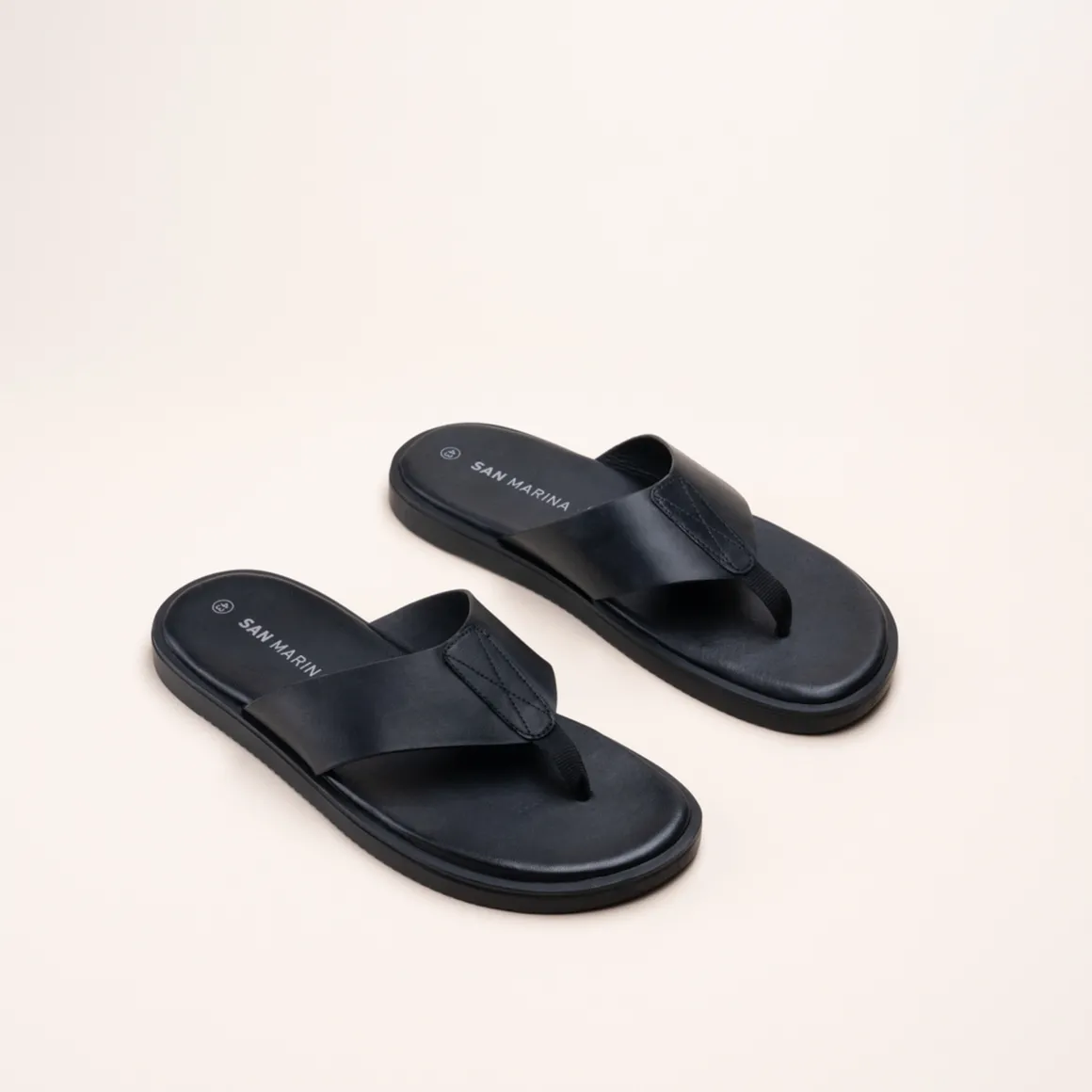Teenslippers ZWART