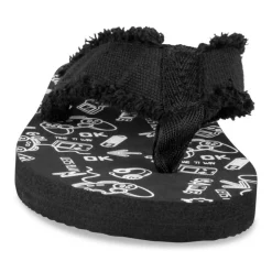 Teenslippers ZWART