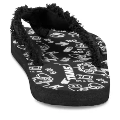 Teenslippers ZWART