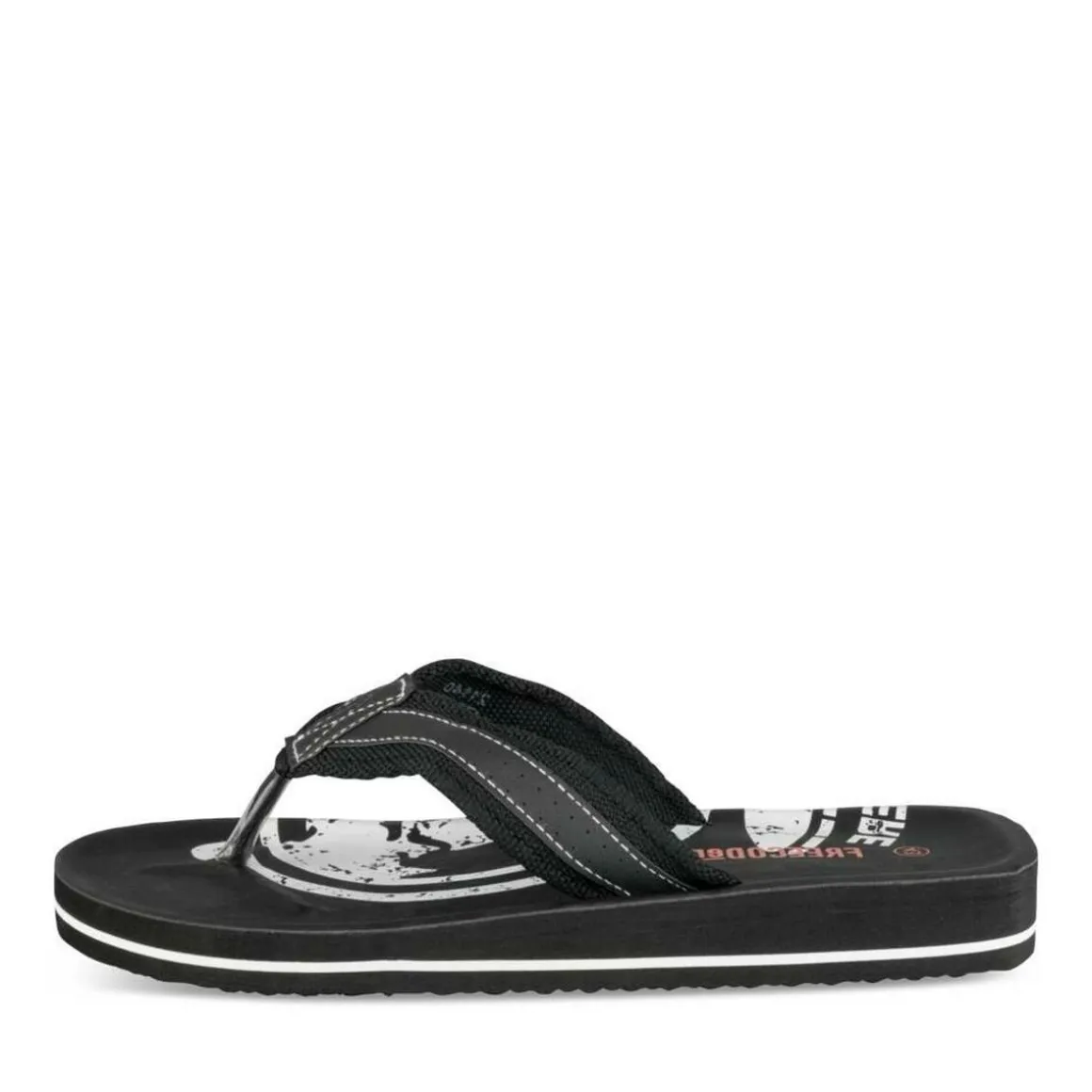 Teenslippers ZWART