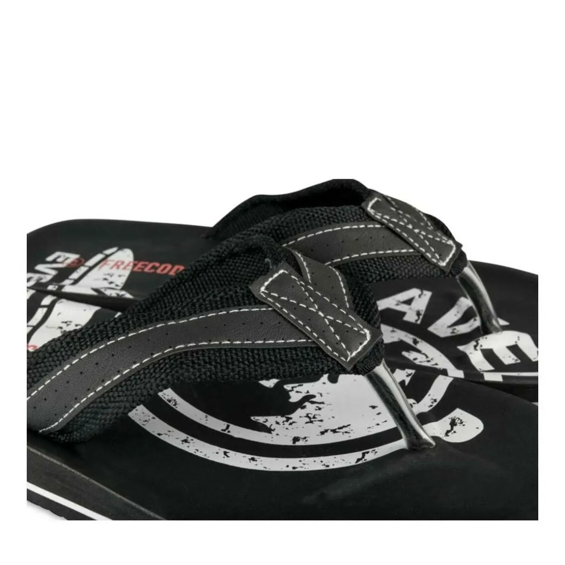 Teenslippers ZWART