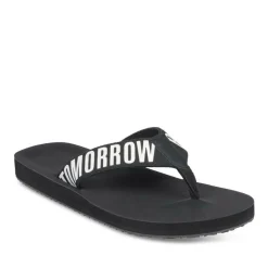 Teenslippers ZWART DENIM SIDE