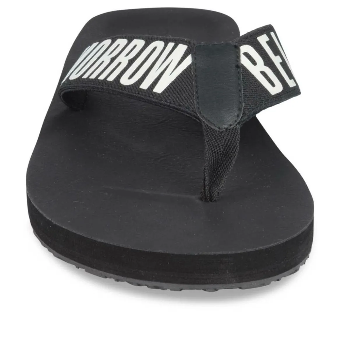 Teenslippers ZWART DENIM SIDE