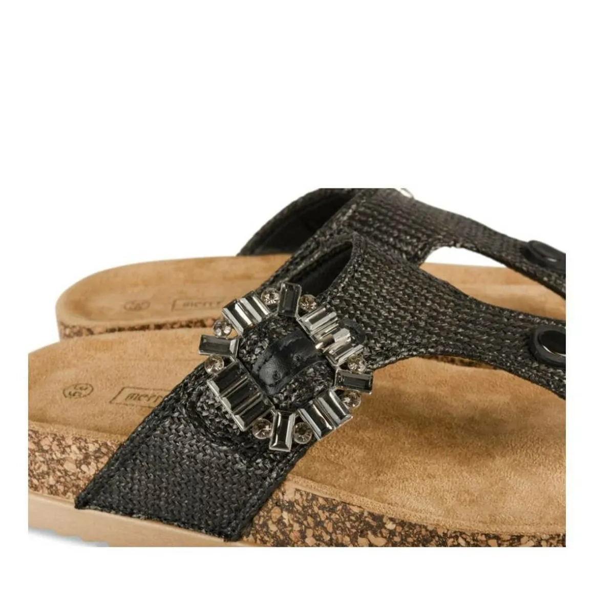 Teenslippers ZWART MERRY SCOTT