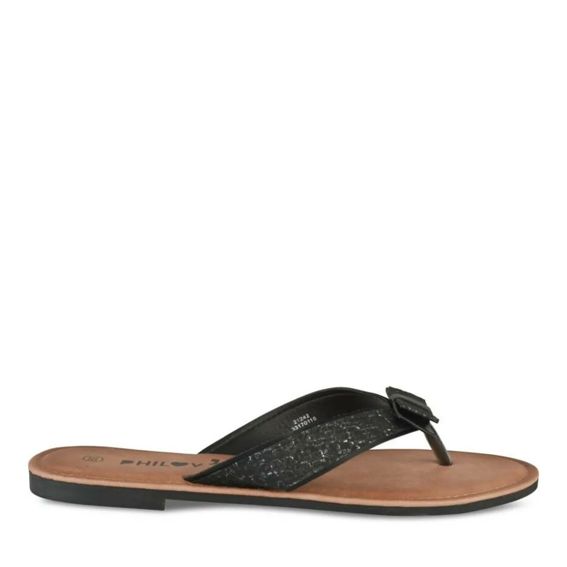 Teenslippers ZWART PHILOV