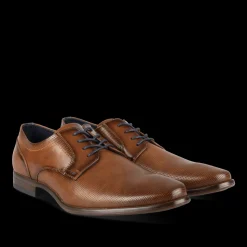 Veterschoenen COGNACKLEUR