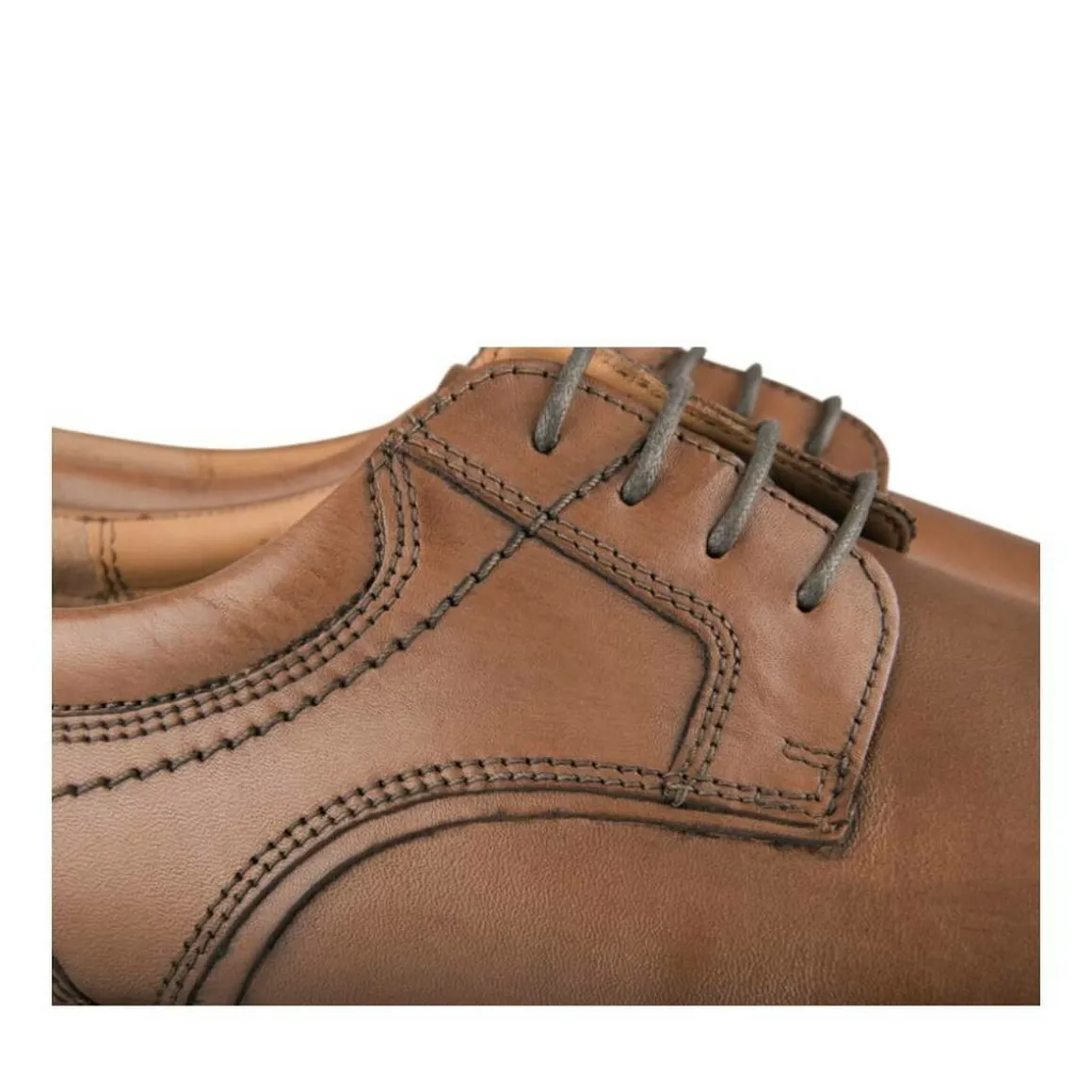 Veterschoenen COGNACKLEUR