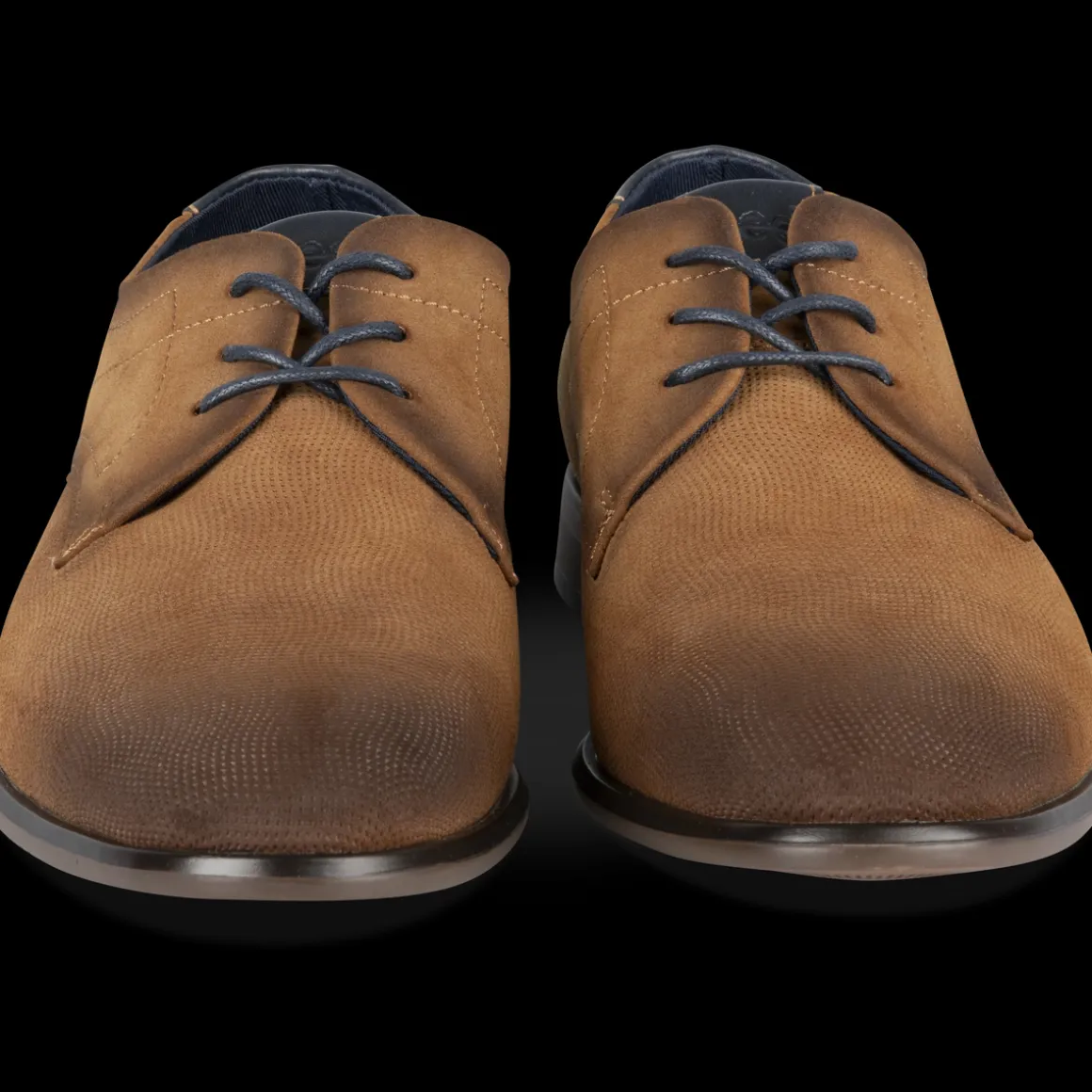 Veterschoenen COGNACKLEUR