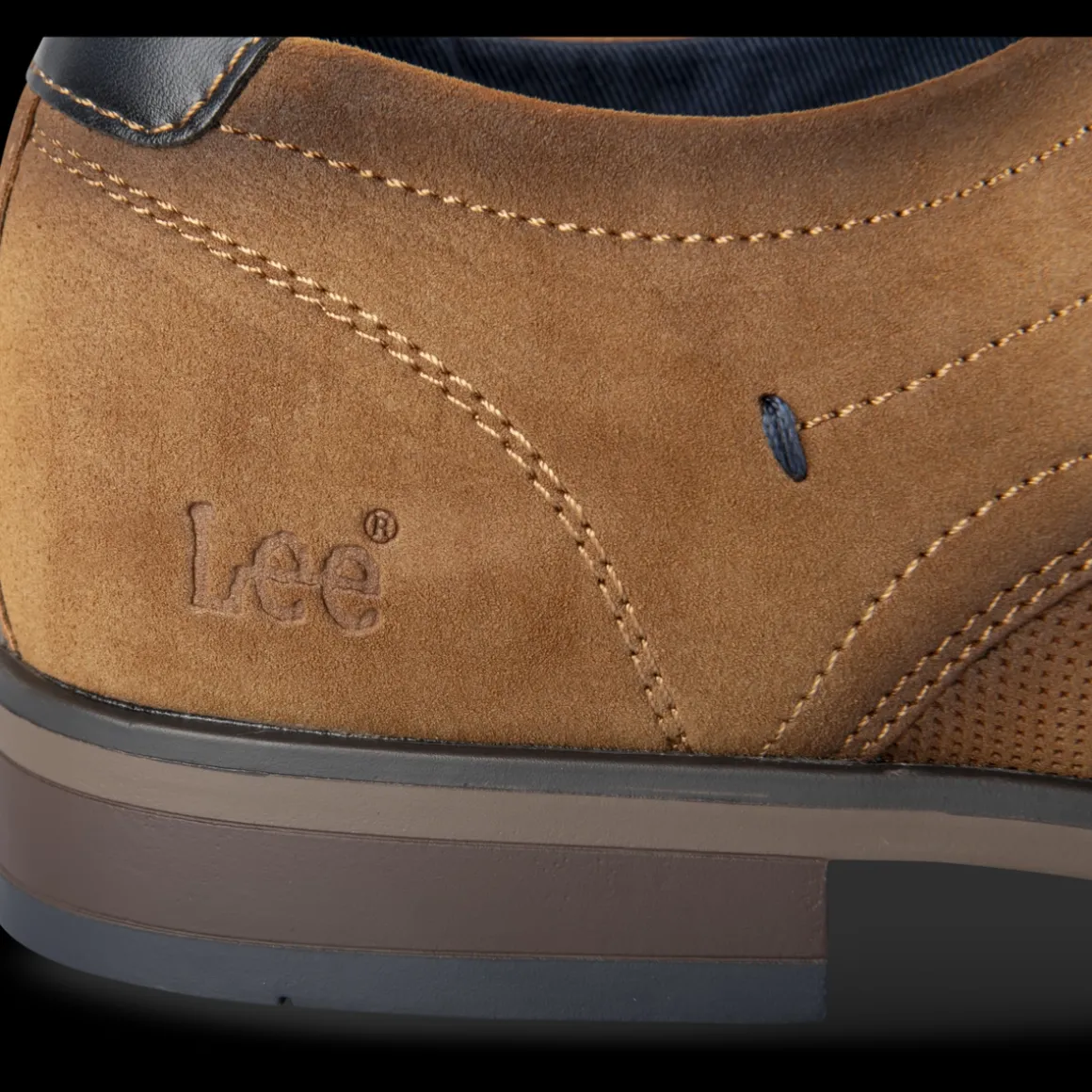 Veterschoenen COGNACKLEUR