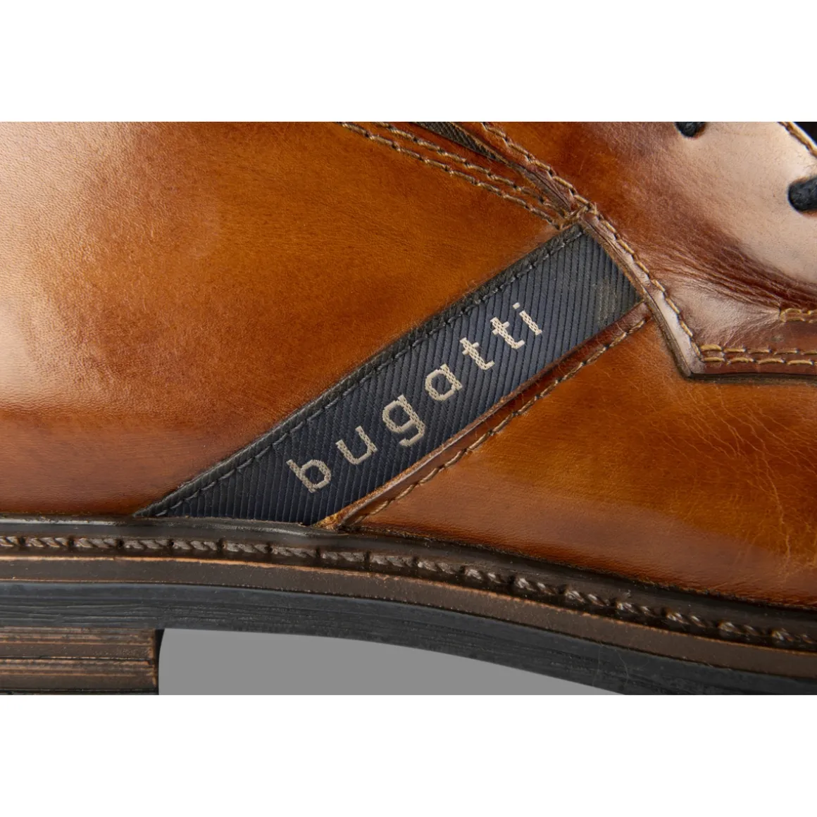 Veterschoenen COGNACKLEUR