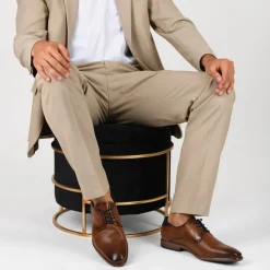 Veterschoenen COGNACKLEUR