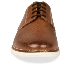 Veterschoenen COGNACKLEUR DENIM SIDE LEER
