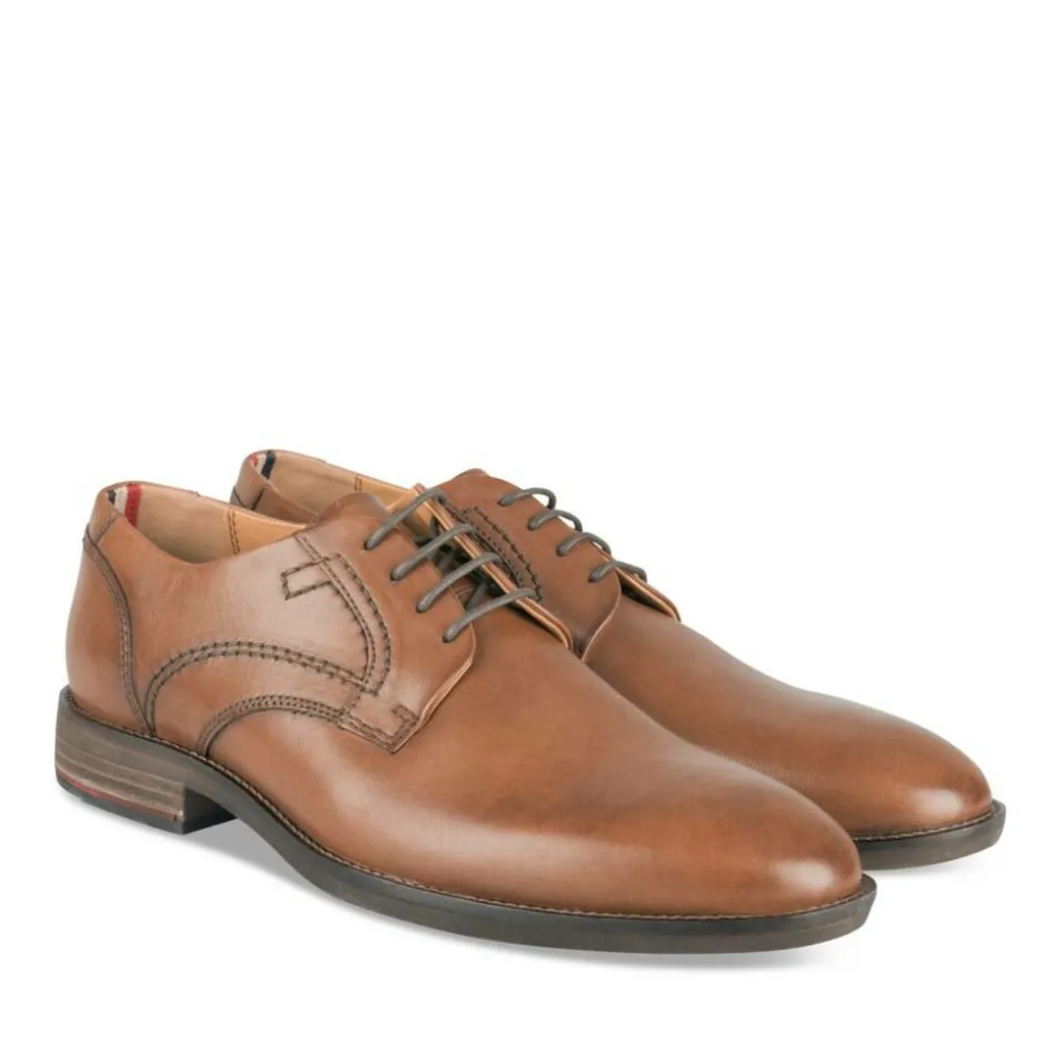 Veterschoenen COGNACKLEUR