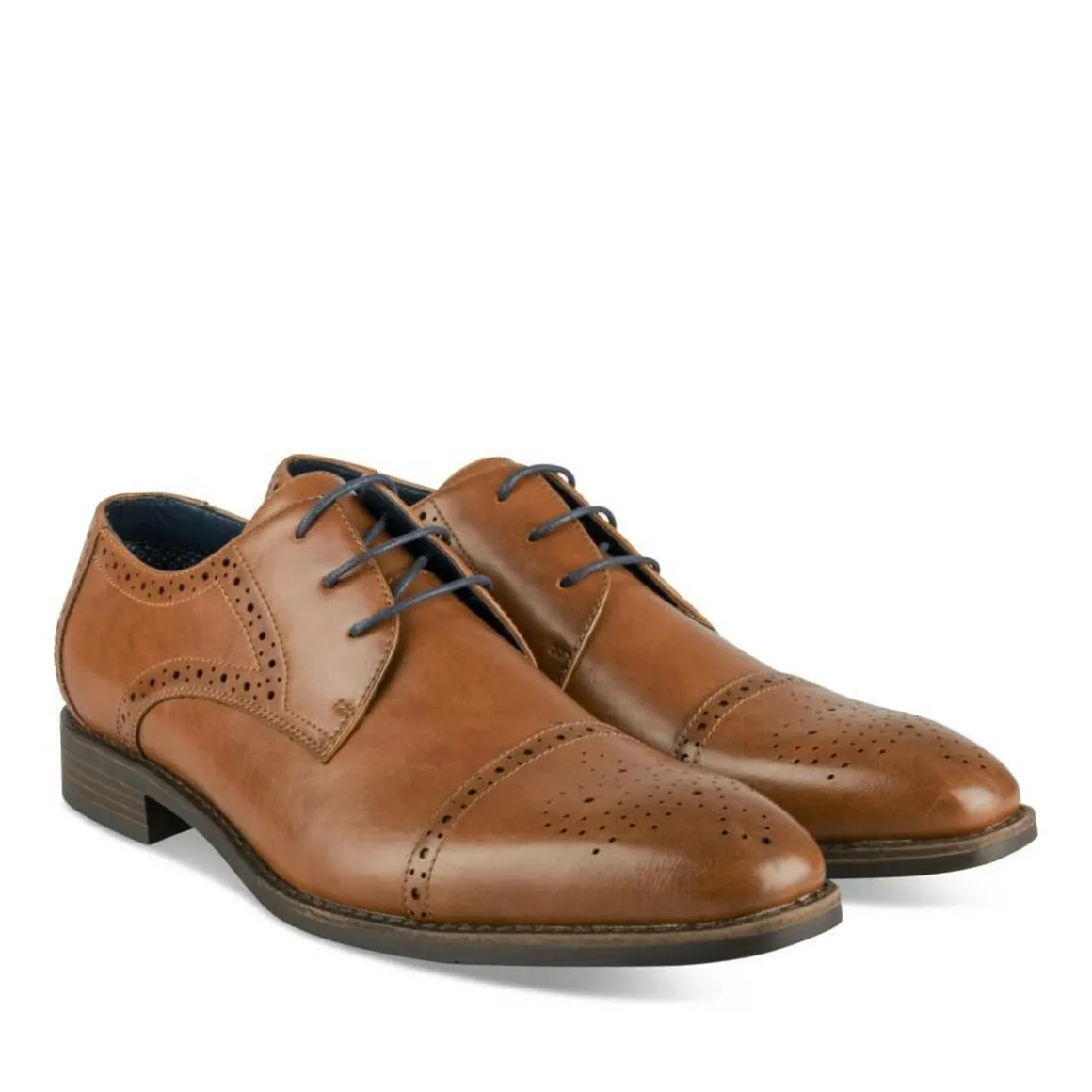 Veterschoenen COGNACKLEUR
