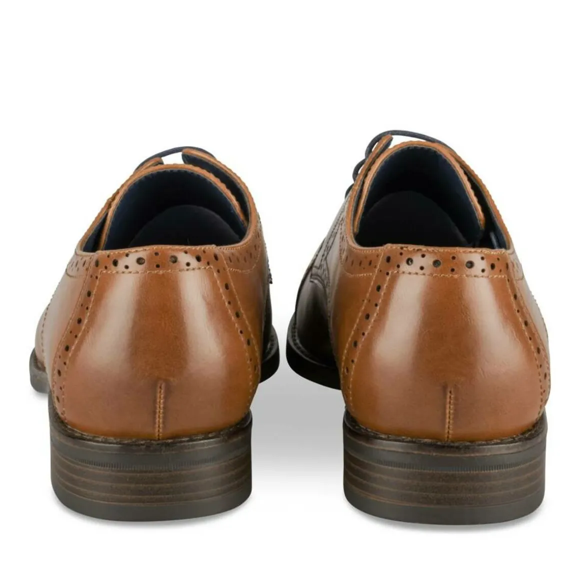 Veterschoenen COGNACKLEUR