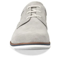 Veterschoenen GRIJS DENIM SIDE LEER