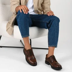 Veterschoenen KASTANJEBRUIN