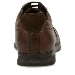 Veterschoenen KASTANJEBRUIN NEOSOFT HEREN LEER