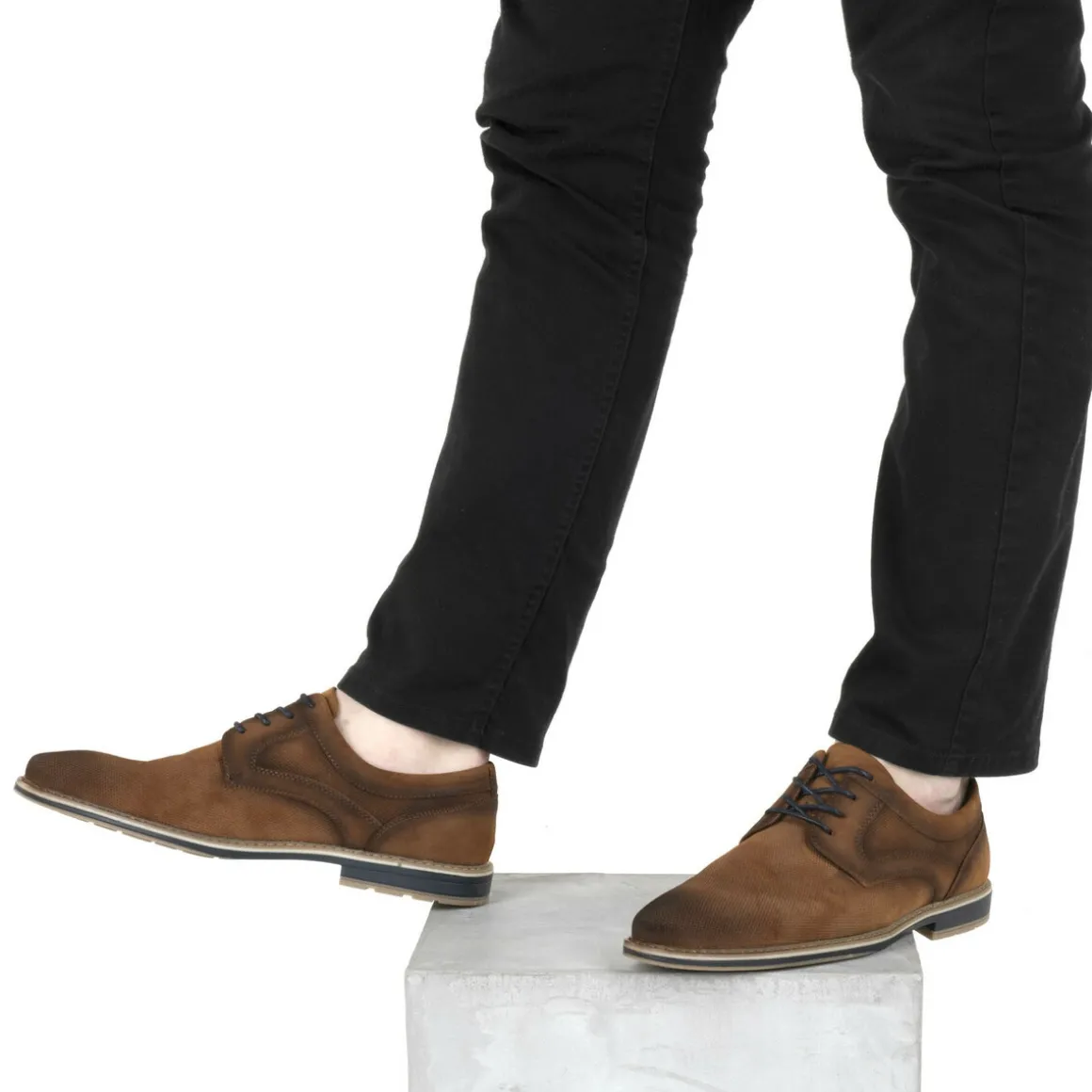 Veterschoenen KASTANJEBRUIN
