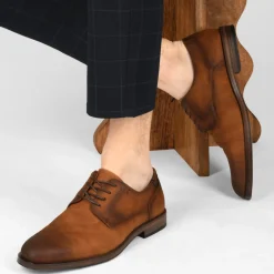Veterschoenen KASTANJEBRUIN