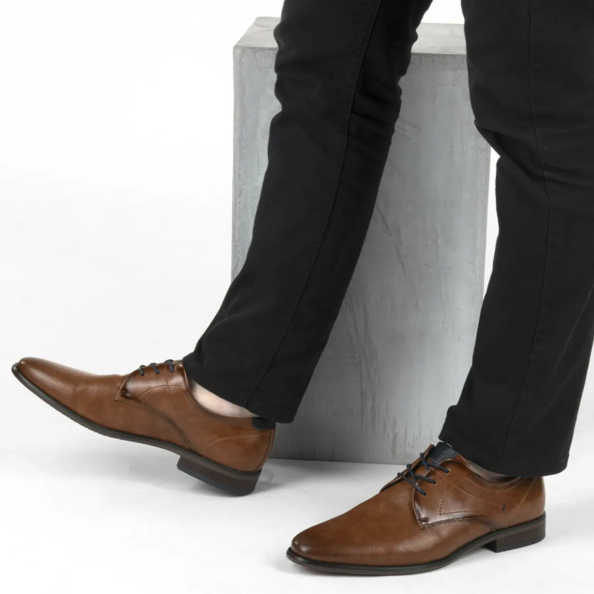 Veterschoenen KASTANJEBRUIN