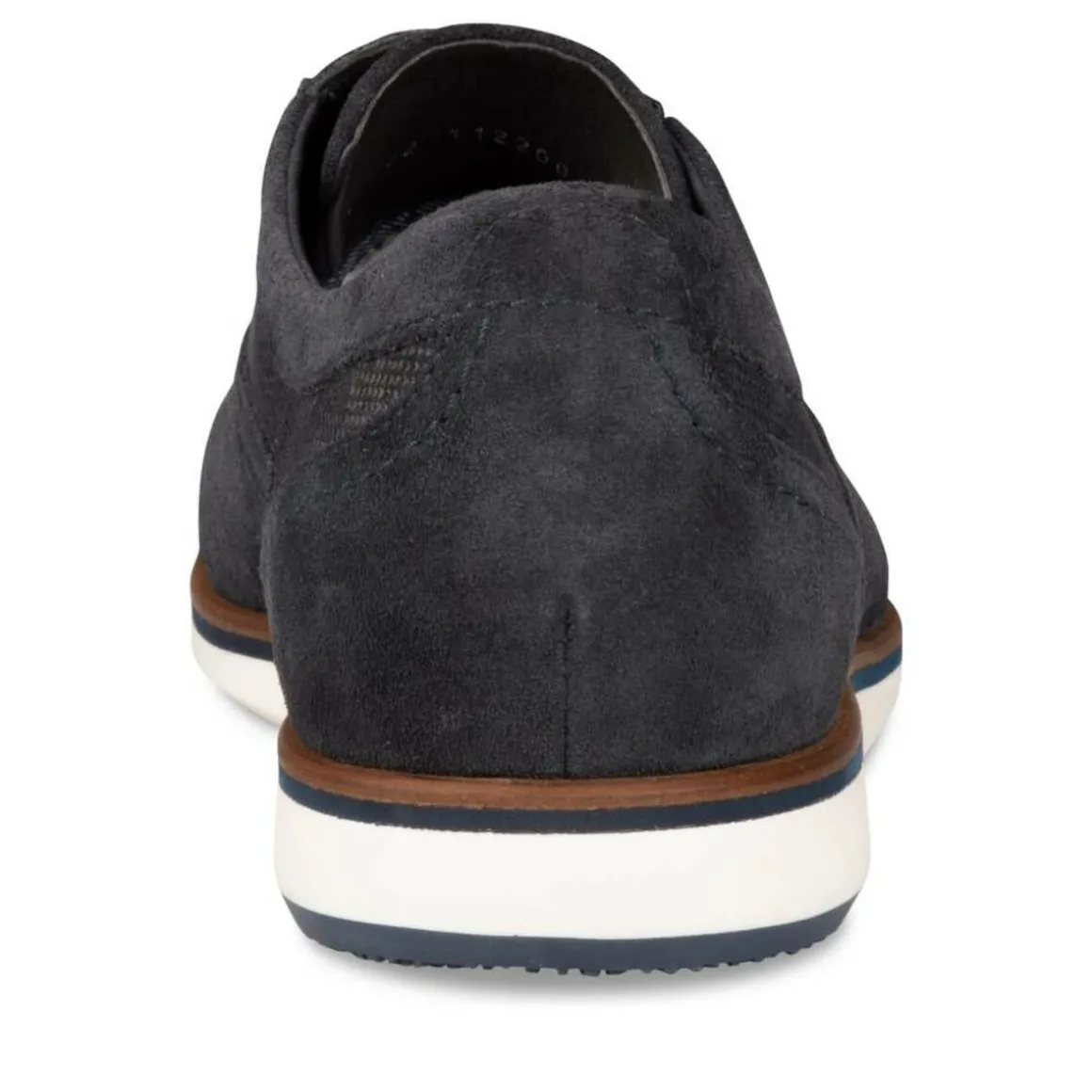 Veterschoenen NAVY DENIM SIDE LEER