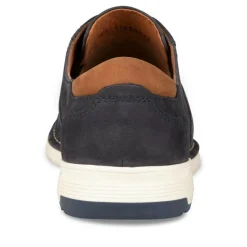 Veterschoenen NAVY DENIM SIDE LEER