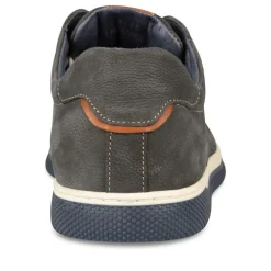 Veterschoenen NAVY DENIM SIDE LEER