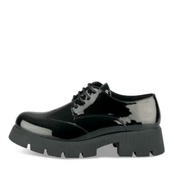 Veterschoenen ZWART