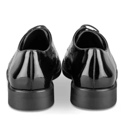 Veterschoenen ZWART