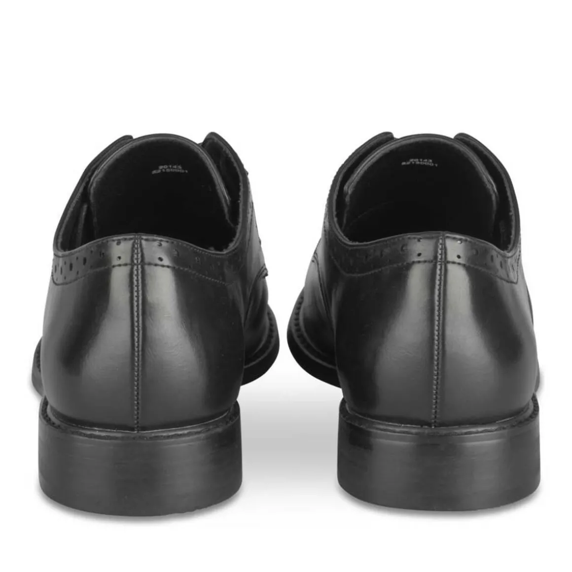 Veterschoenen ZWART