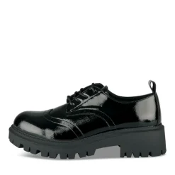 Veterschoenen ZWART