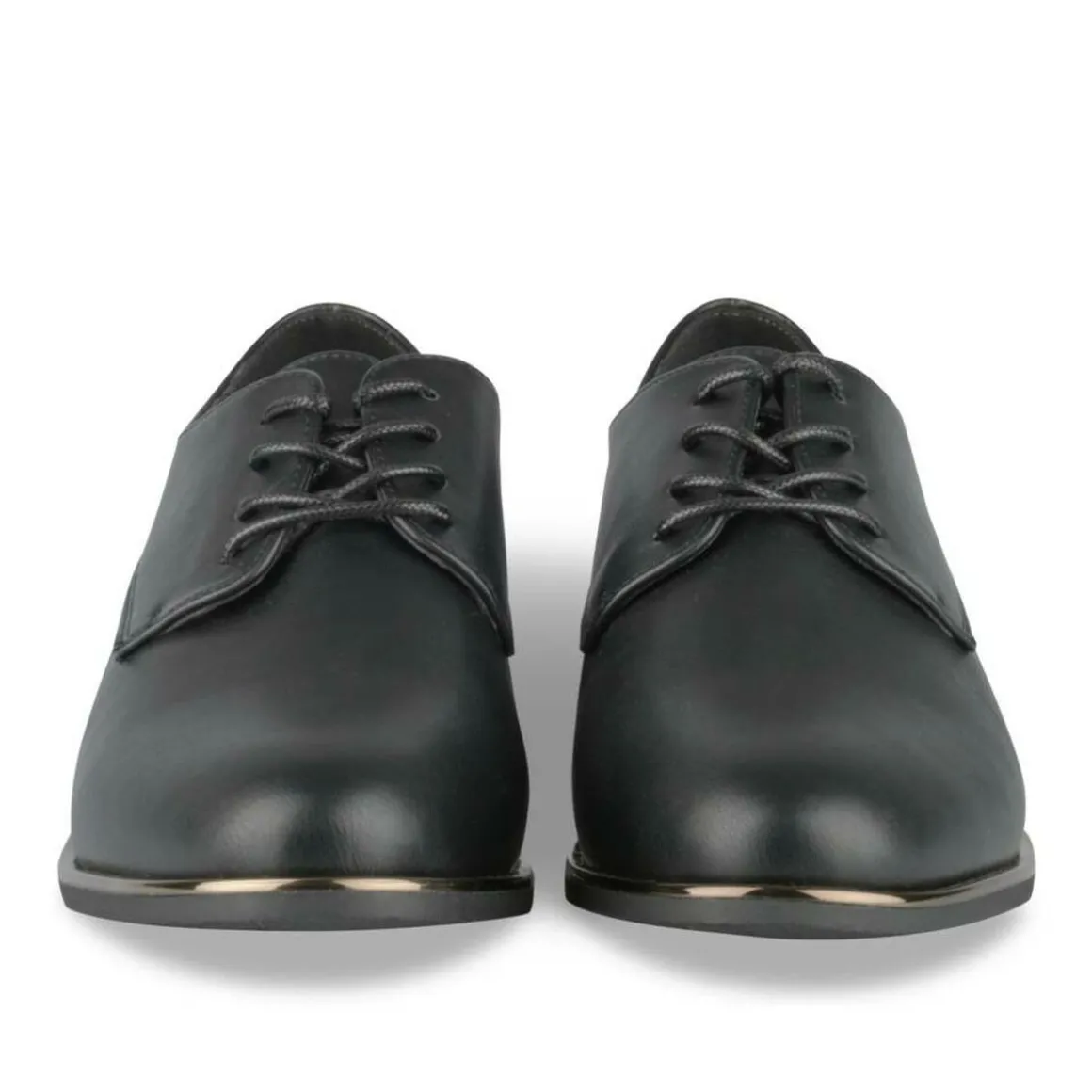 Veterschoenen ZWART