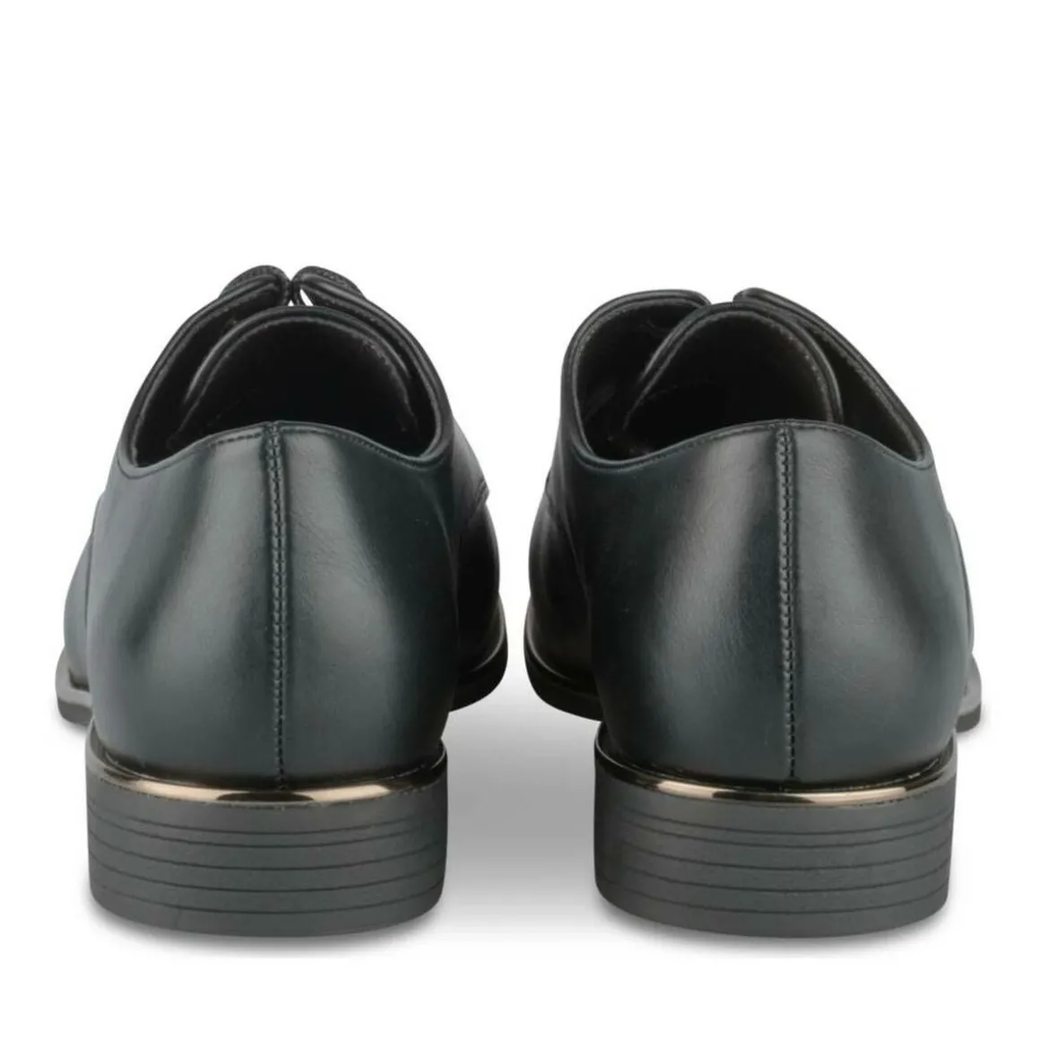 Veterschoenen ZWART