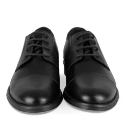 Veterschoenen ZWART