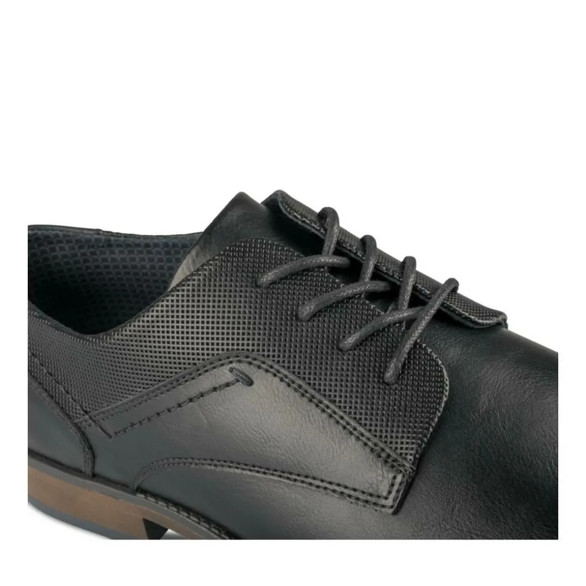 Veterschoenen ZWART