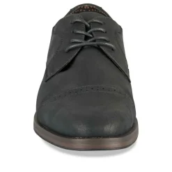 Veterschoenen ZWART