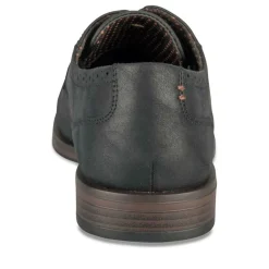 Veterschoenen ZWART