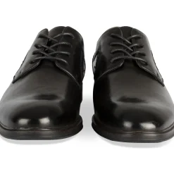 Veterschoenen ZWART
