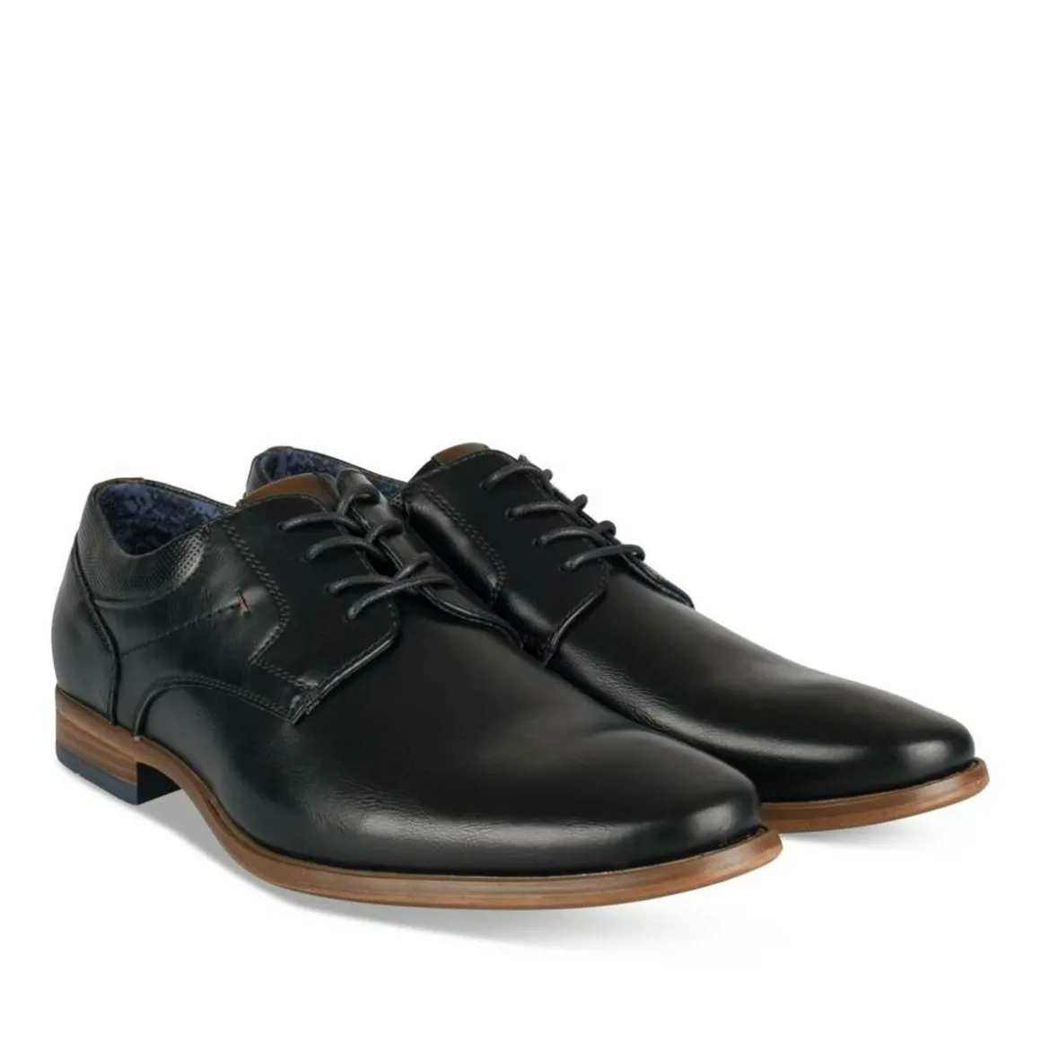 Veterschoenen ZWART