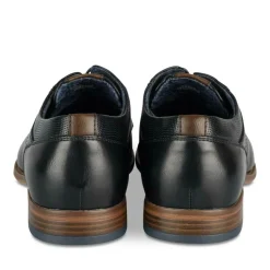 Veterschoenen ZWART