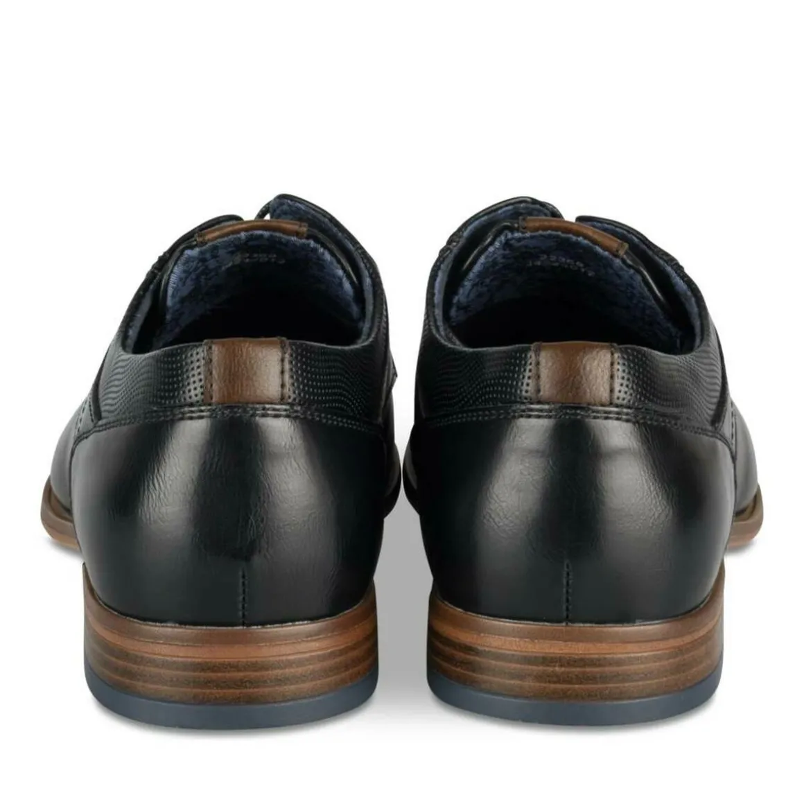 Veterschoenen ZWART