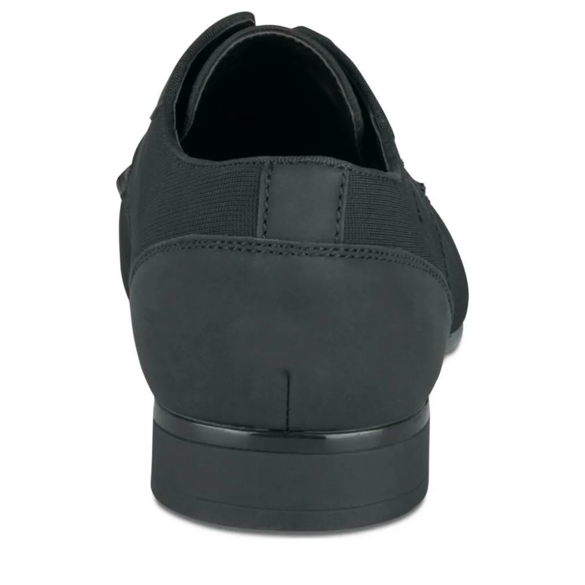 Veterschoenen ZWART